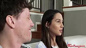 Skinny hot teen stepsister Natalia Nix takes remote control ramming in hardcore taboo 18 19 yo fantasy POV