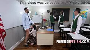 Classroom Slave Used Anytime By Classmates
