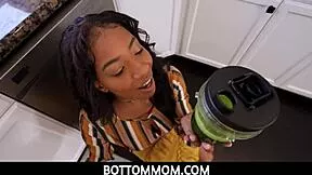 hey stepmom september reign 😍 tastes my huge white cock handjob pov