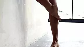 i wake up to madison walker's big natural tits bouncing in her morning stretch