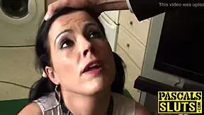 Montse the swinger rides huge cocks cowgirl till her fat pussy drips