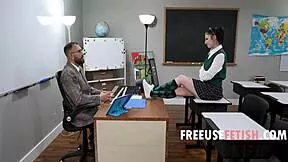 Classroom Slave Used Anytime By Classmates