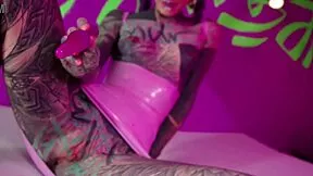 wanna watch tattoo girl fist her own gaping ass?