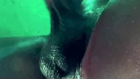 sneak peek muscular african bodybuilder strokes oiled bbc till bust
