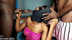african teen slut like me suckin two huge bbc's non stop