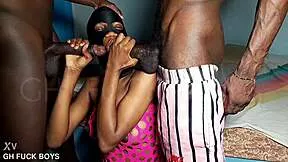 african teen slut like me suckin two huge bbc's non stop