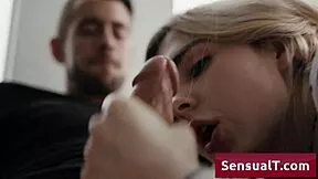 whoa this cute teen trans babe deepthroats monster cock then gets hers sucked too 😍💦