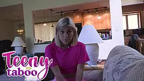 Teen Babysitter Lilith Fills Young Pussy with Boss Cum Creampie