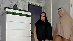 Hijab Milf Julianna Vega And Stepdaughter Adaline Star Suck Massive Cocks In Threesome