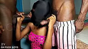 african teen slut like me suckin two huge bbc's non stop