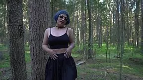 I offered a stranger hot forest sex for cash