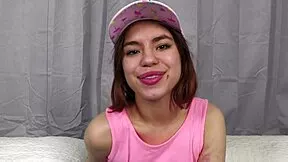 Hard fuck for tiny 18yo anita with cum in mouth