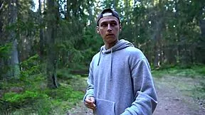 I offered a stranger hot forest sex for cash