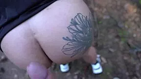 I offered a stranger hot forest sex for cash