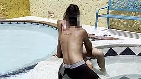 Sexo amateur latino with skinny petite outdoors