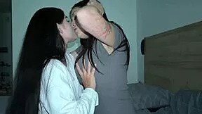 rough sex with stepsister ends in scissoring