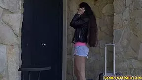 monica browns sweet pussy gets soaking wet inside her panties