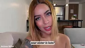 my stepsisters best friend acts innocent but shes a slut