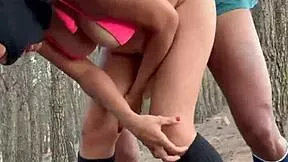 Sex in the woods with a latina bitch - lilosgirl