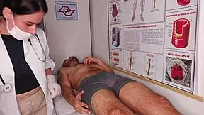 The brazilian housewife gets an erection in front of the nurse