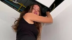 Stepbro Help Stepsis Climb Wardrobe In Tight Skirt!