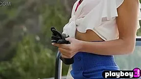 petite asian milf shows perfect booty naked