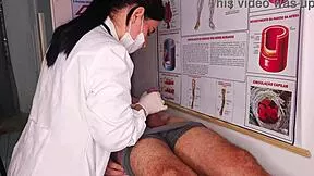 The brazilian housewife gets an erection in front of the nurse