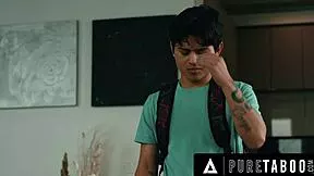 boy finds girlfriend cheating with his stepdad