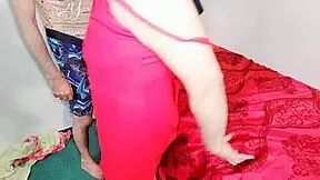 Big dicked electrician rough anal fucking blacked hijab red dressed indian muslim teen 18+ slut in doggystyle anal sex position