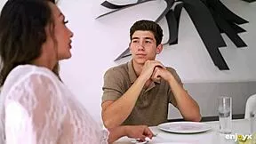 This horny colombian stepmom la paisita bounces her juicy cunt on young cock!