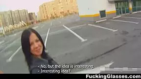 Fucking Glasses Enough Time For Quickie With Evelyn Cage
