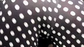 sensual teasing shaking ass in tight outfit for orgasm