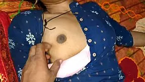 Newly married wife strokes and sucks hard