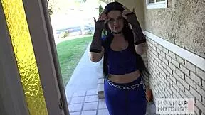 hole meal brunette trina rush is loving that raw