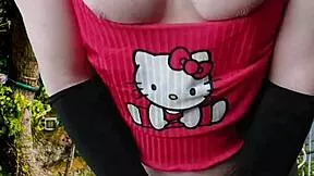 juicy shemale ladyboy shakes oiled ass first time