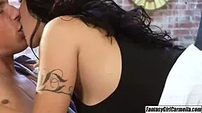 carmella bing big boobs fucks young stud spoon style