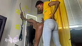 stud homie dicking down petite 18+ baddie