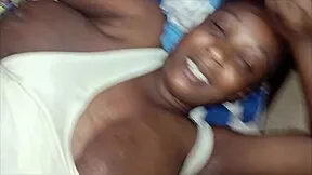 Does this huge African clit want real dick?