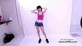 Ravishing brunette goddess gets fucked in modeling audition