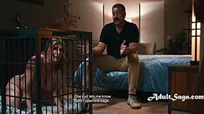 teen joins freaky neighbors using cage