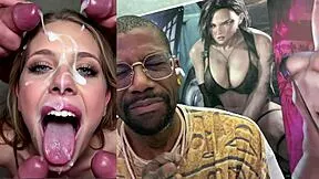 smooth bald asian pussy gets fucked hard in tight bukkake session