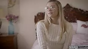 bff gets stepbro to fuck virgin stepsis hard