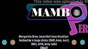 morganita brux beautiful face brazilian fucked by 4 huge dicks dap anal 4on1 bbc atm dirty talk ob617
