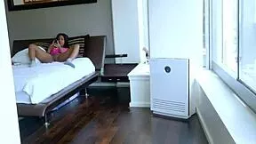 ebony teen stepsis gets jizzed all over