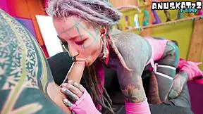 Alt dreadhead gets anal fucked by bwc gapes atm