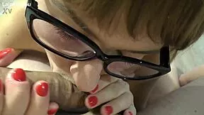 i suked his big cock and gave handjob for oral creampie