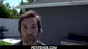petitehoe lucky stud gives maya wouulfe spanking lesson