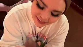 i make this caged cuck watch me suck