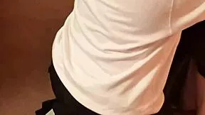 i make this caged cuck watch me suck