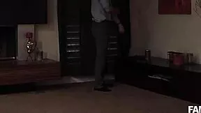 Pajama party with stepdaddy cock plunging two teen pussies